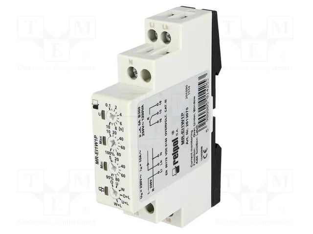 Current monitoring relay; AC current; 230VAC; MR-EI; SPDT; IP20 RELPOL MR-EI1W1P