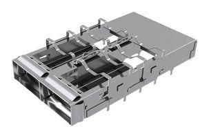 CONN CAGE, QSFP-DD, 1X2 GANGED, PRESSFIT UE36C2620005011