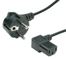 POWER CORD, CEE 7/7 PLUG-IEC C13, 1.8M 19.08.1118