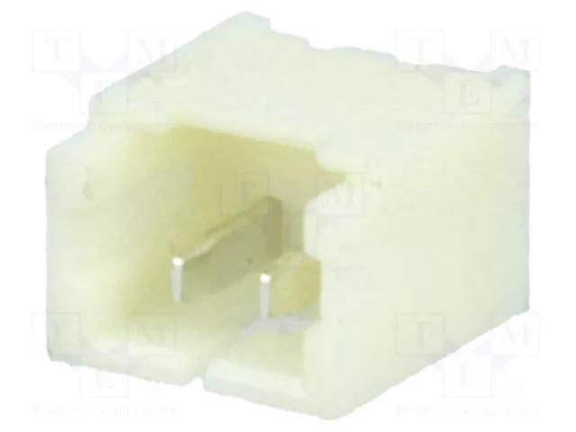 Connector: wire-board; socket; male; 1.25mm; PIN: 2; THT; 125V; 1A JOINT TECH NX1250-02SMS