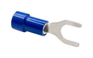 CRIMP TERMINAL, FORK, #10, BLUE, 14AWG BU-191440026