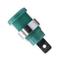 BANANA CONNECTOR, JACK, 35A, 1KV, GREEN BU-31610-5