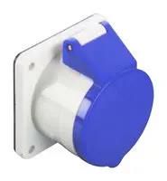 POWER CONN, SOCKET, 2P+E, 16A, BLU/WHT MP011047