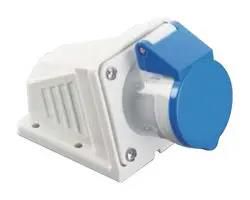 POWER CONN, SOCKET, 2P+E, 16A, BLU/WHT MP011050