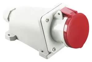 POWER CONN, SOCKET, 3P+E, 63A, RED/WHT MP011075