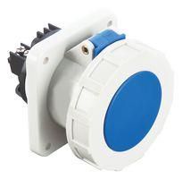 POWER CONN, SOCKET, 2P+E, 63A, BLU/WHT MP011107