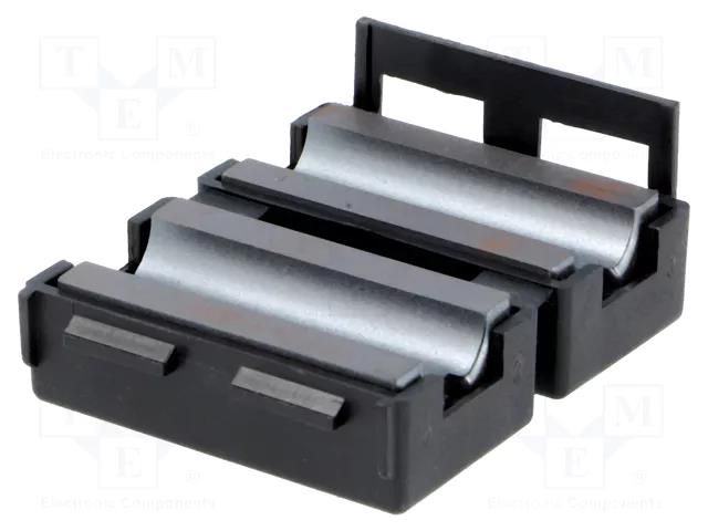Ferrite: two-piece; on round cable; Ø: 8mm; 130Ω; A: 20.5mm; B: 7.5mm RICHCO RKCF-08-A5