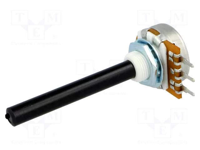 Potentiometer: shaft; single turn; 2.2kΩ; ±20%; 0.4W; linear; 6mm OMEG PC20BU-2K2-LIN