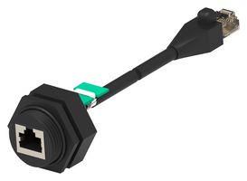 ENET CORD, CAT5E, RJ45 PLUG-JACK/304.8MM 1546414-4