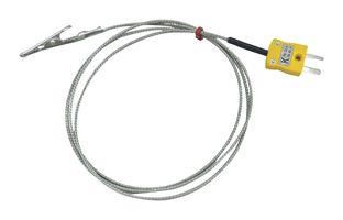 THERMOCOUPLE, TYPE K, 1M, 250DEG C CROC-K-1-ANSI