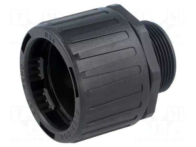 Straight terminal connector; Thread: metric,outside; polyamide LAPP FPAG-M32X1.5