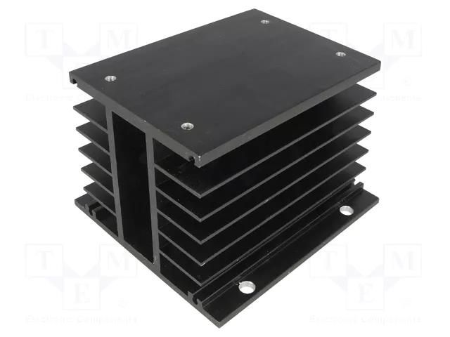 Heatsink: extruded; grilled; for three phase solid state relays STONECOLD RAD-DY-HA/110