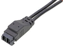 CABLE ASSY, 2P PLUG-FREE END, 500MM 218055-0205