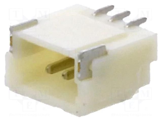 Connector: wire-board; socket; male; 1mm; PIN: 3; SMT; 50V; 1A; tinned JOINT TECH NX1001-03SMR