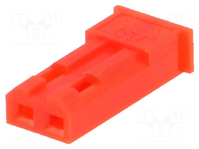 Connector: wire-wire; plug; female; PIN: 2; RCY; for cable; 2.5mm JST SYP-02T-1