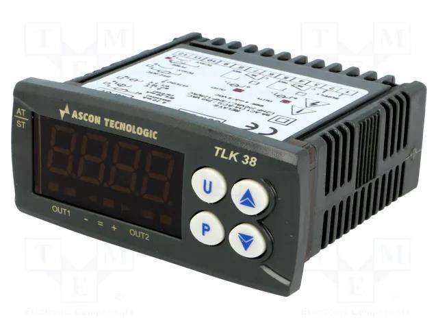 Module: regulator; temperature; SSR; OUT 2: SSR; on panel; 0÷50°C ASCON TECNOLOGIC TLK38-FCOO