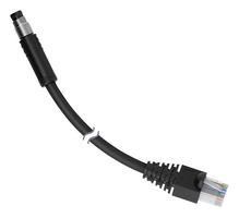 SENSOR CORD, 4P M8 PLUG-RJ45 PLUG, 6M STP-M8MRJ45-406