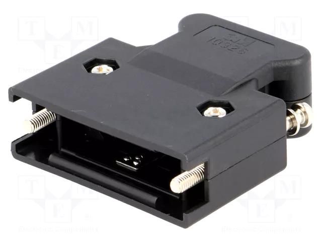 Plug case; PIN: 26; Locking: screws; for cable; Mini D Ribbon 3M 10326-52A0-008