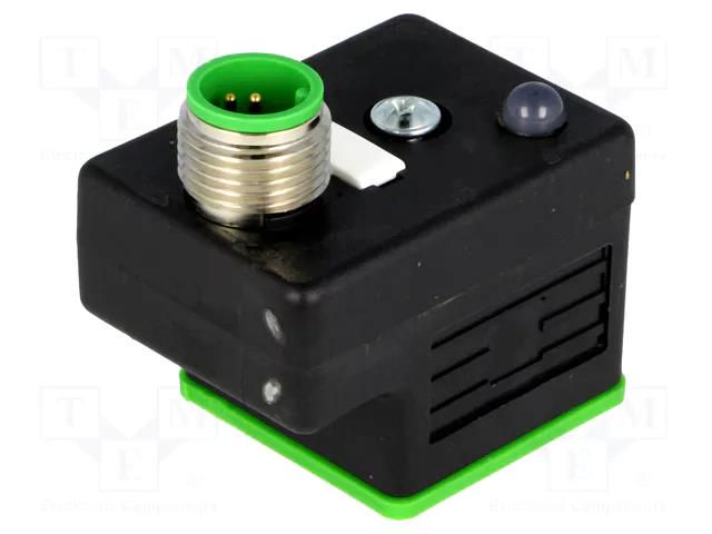 Connector: valve connector; adapter,plug; form A; 18mm; female MURRELEKTRONIK 7000-41301-0000000