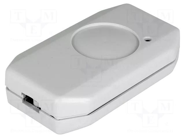 Enclosure: for remote controller; X: 38mm; Y: 65mm; Z: 16mm; ABS MASZCZYK ABS-15N/B