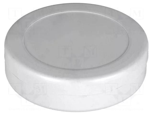 Enclosure: for alarms; ABS; grey; Ø: 70mm; H: 18mm MASZCZYK ABS-81