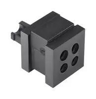 GROMMET, STRAIN RELIEF, BLACK, 4-5MM 440-00022