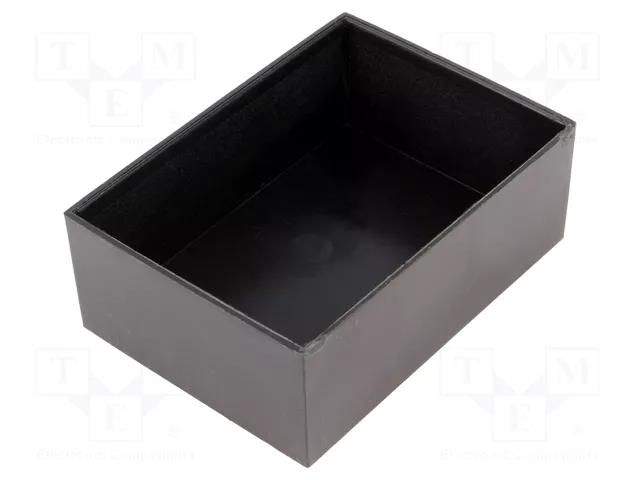 Enclosure: designed for potting; X: 64mm; Y: 89mm; Z: 32.5mm; ABS HAMMOND HM-1596B115-5