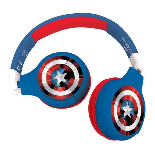 Foldable headphones 2 in 1 Avengers Lexibook, Lexibook HPBT010AV