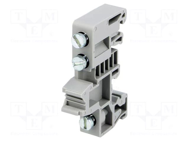 Holder; grey; L: 50.5mm; W: 9.5mm; H: 35.3mm; TS32,TS35 PHOENIX CONTACT E/UK