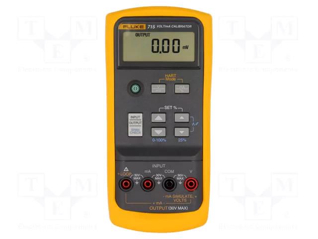 Meter: calibrator; voltage,current; VDC: 0÷100mV,10V; I DC: 0÷24mA FLUKE FLK-715