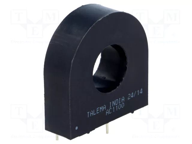Transformer: current; AC; Iin: 100A; 100Ω; 1000mVA; C: 35.56mm TALEMA PPAC1100