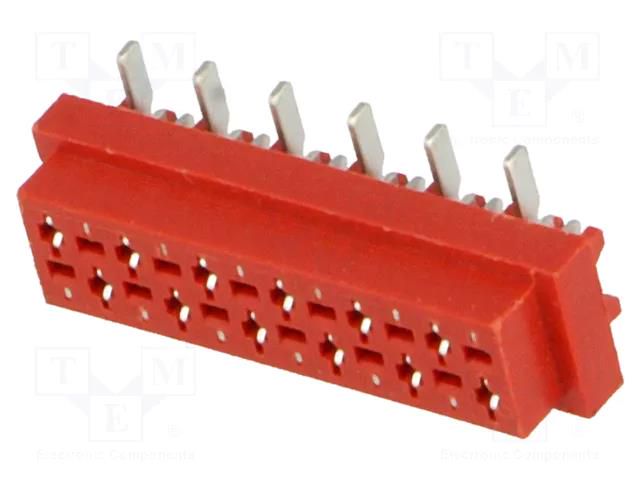 Connector: wire-board; socket; female; PIN: 12; 30V; 1A; vertical AMPHENOL COMMUNICATIONS SOLUTIONS TMM-6-0-12-1