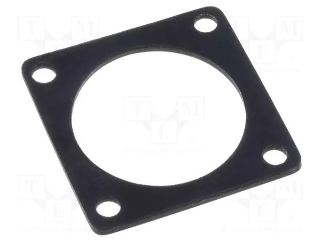 Socket gasket; flange (4 holes); RT360; size 14; Ecomate RM AMPHENOL RTFD14B