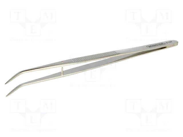 Tweezers; 150mm; for precision works; Blade tip shape: sharp BERNSTEIN BRN-5-107