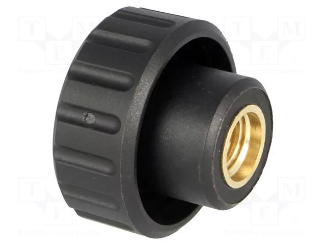 Knob; Ø: 25mm; Int.thread: M8; 14mm; H: 19mm; polyamide ELESA+GANTER BT.25FP-M8