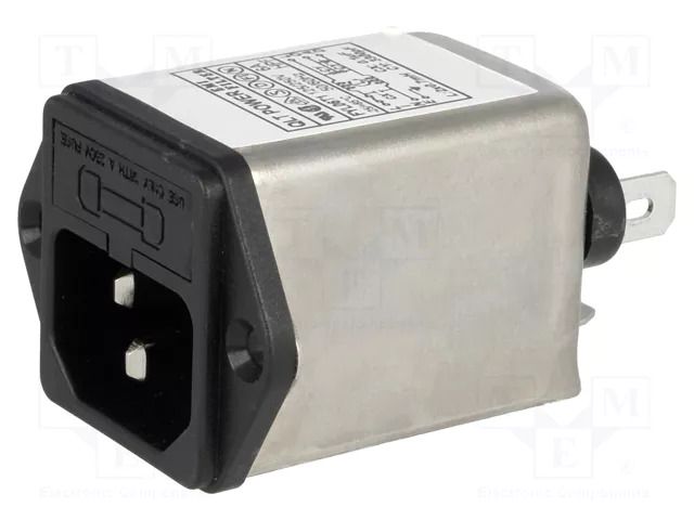 Connector: AC supply; socket; male; Inom: 6A; Ir: 0.8mA; 250VAC YUNPEN ELECTRONIC FYL06T1