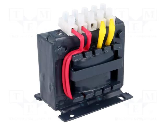 Transformer: mains; 63VA; 400VAC; 48V; Leads: terminal block; IP00 BREVE TUFVASSONS TMM63/A400/48V