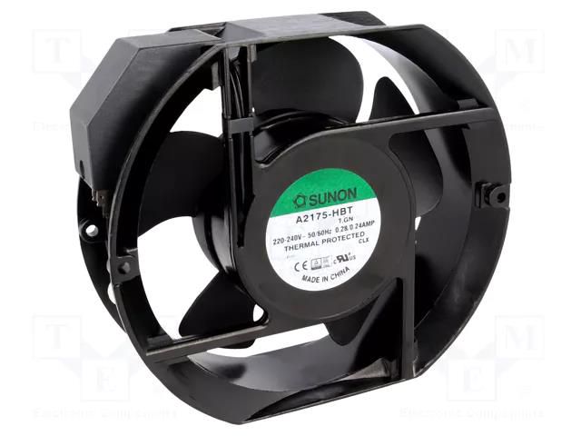 Fan: AC; axial; 230VAC; 171x151x51mm; 302m3/h(±10%); 52dBA; ball SUNON A2175HBT-T