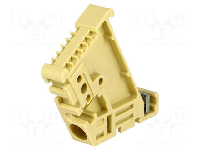 Holder; beige; 8.5mm; TS35 WEIDMÜLLER EW35