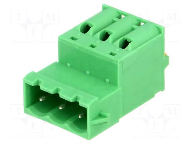 Connector: pluggable terminal block; plug; male; 12A; 250V; tinned PHOENIX CONTACT FKIC2.5/3-5.08