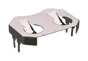 BATTERY HOLDER, CR2032/2025, TH BAT-HLD-001-THM-TR