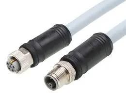 SENSOR CORD, M12 RCPT-PLUG, 10M 1205010205