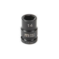 IMPACT SOCKET, 14MM, DRIVE, CR-MO MP12-CRMO14