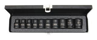 IMPACT SOCKET SET, 10PCS, DRIVE MP12-SS23160D