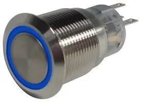 ANTIVANDAL SW, SPDT, 5A, 250V, PANEL MP-PB7-03LB22CFRB12V
