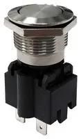 ANTIVANDAL SW, SPST-NO, 16A/250V, PANEL MP-PB7-05B22FR
