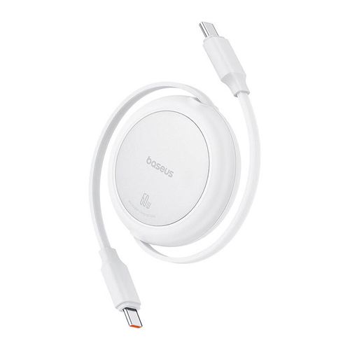 Baseus Free2Pull Mini USB-C to USB-C USB cable, 60W, 1, (white), Baseus P10364500211-01