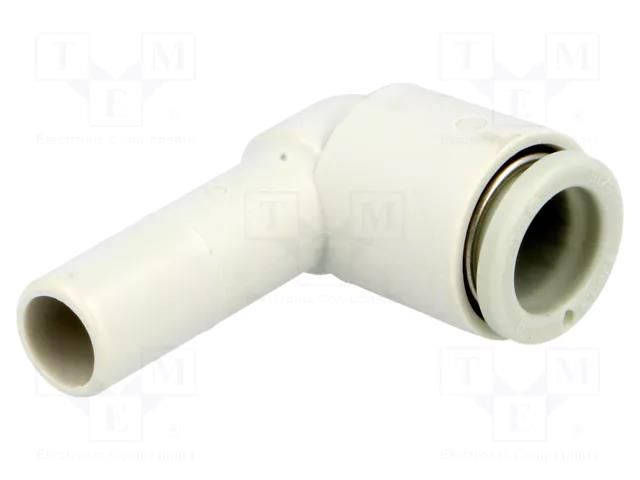 Push-in fitting; angled 90°; -1÷10bar; polypropylene; 39.1mm SMC KQ2L08-99A