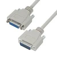CABLE ASSY, DB15 PLUG-RCPT, 25' CSMN15MF-25