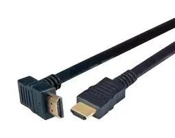 CABLE ASSY, HDMI R/A PLUG-PLUG, 6.6' HDRA3-2